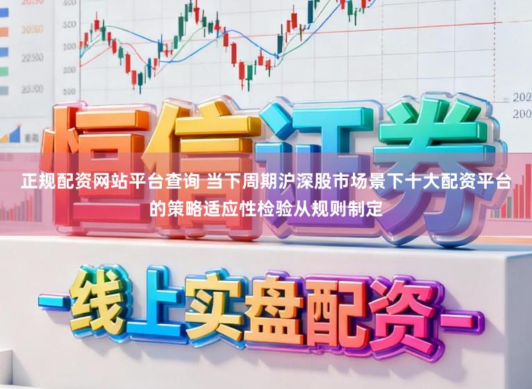 正规配资网站平台查询 当下周期沪深股市场景下十大配资平台的策略适应性检验从规则制定