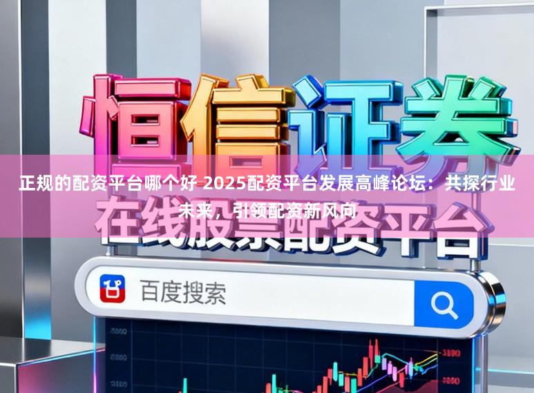 正规的配资平台哪个好 2025配资平台发展高峰论坛：共探行业未来，引领配资新风向