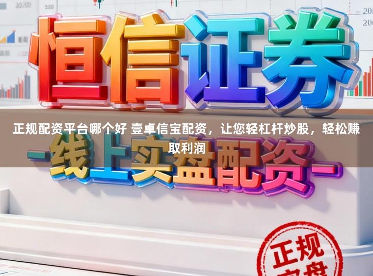 正规配资平台哪个好 壹卓信宝配资，让您轻杠杆炒股，轻松赚取利润