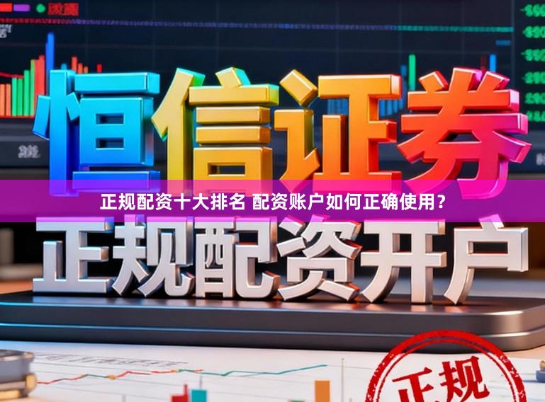 正规配资十大排名 配资账户如何正确使用？